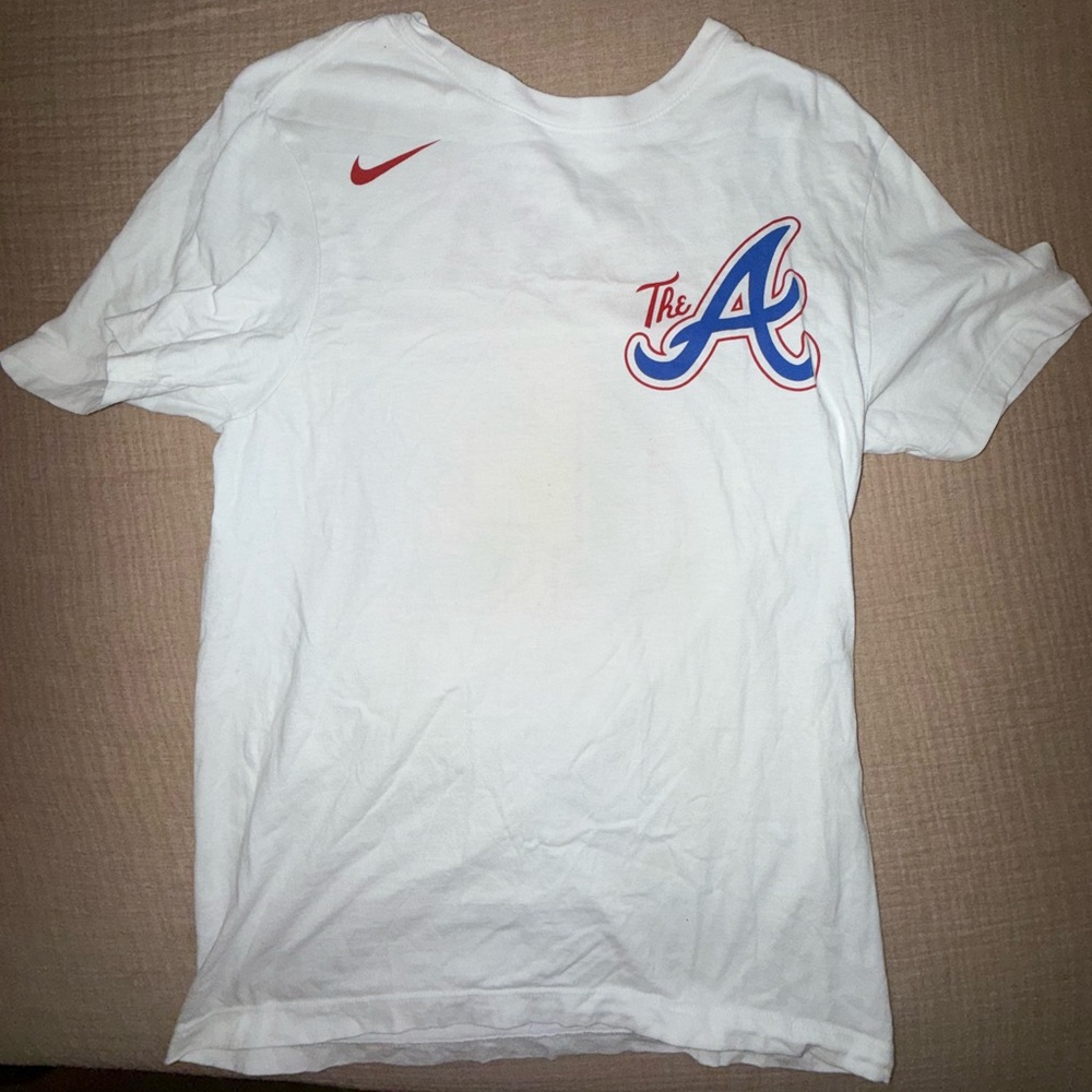 Nike Atlanta Braves White Tee